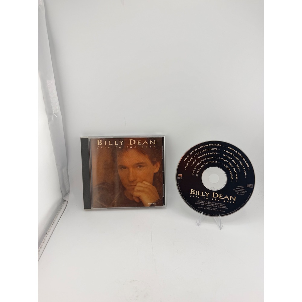 Billy Dean Fire in the Dark CD 1993 Liberty Records Country Music D 100887